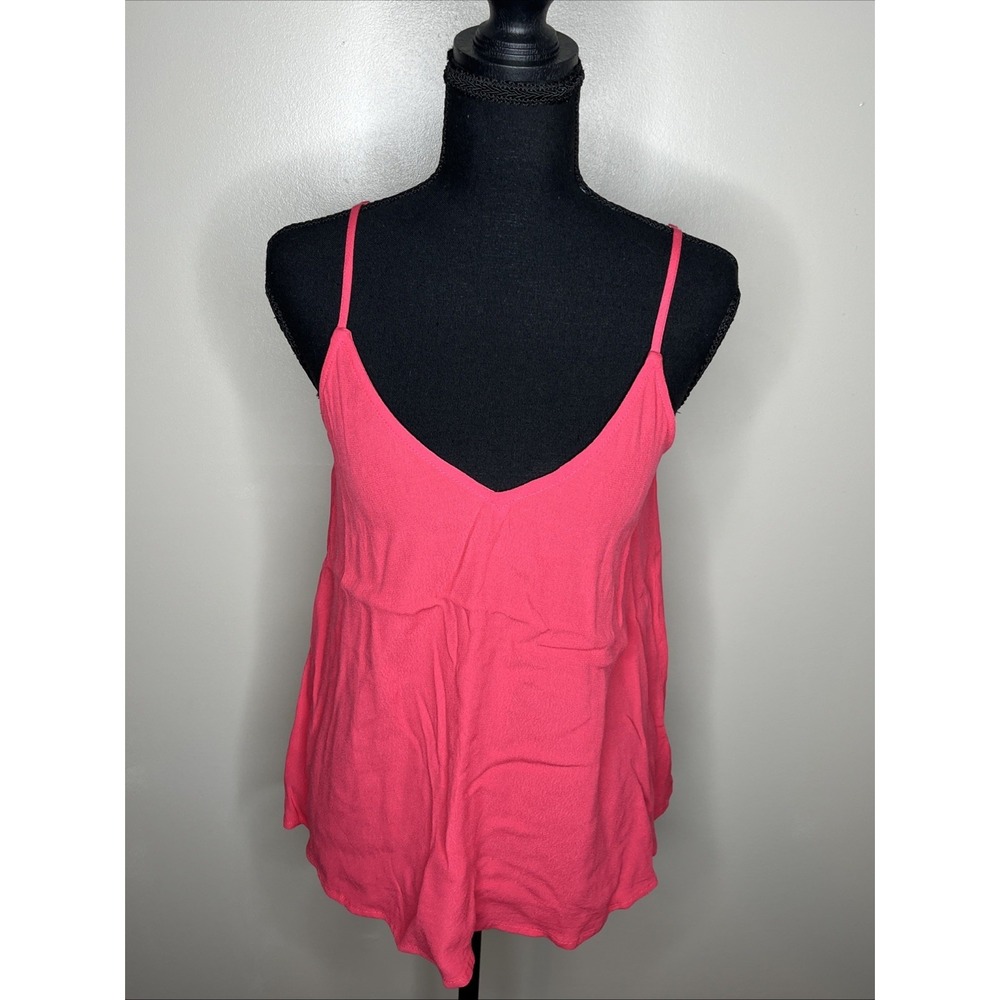 Francescas Mi Ami Hot Pink Spaghetti Strap Tank Top Size Small NWTs
